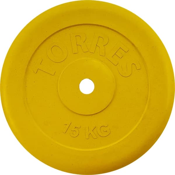 TORRES Диски для штанги, 15 кг, диаметр диска: 31 см