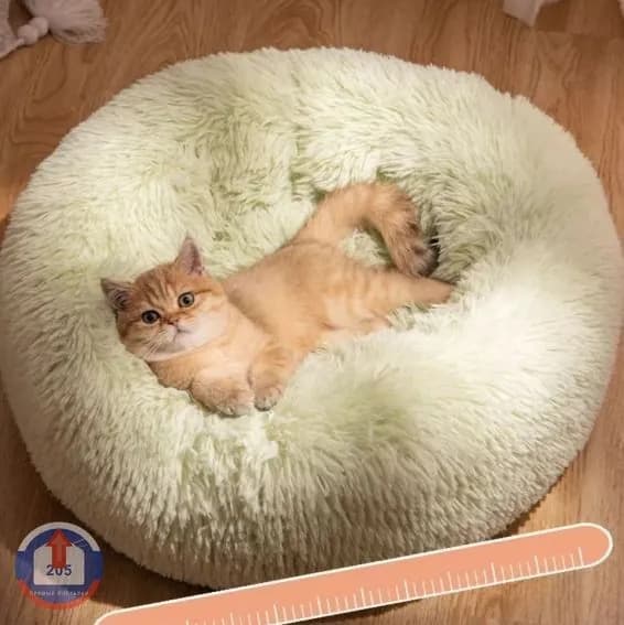Палатка для животных с длинным ворсом, зеленая