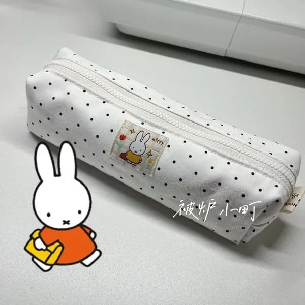 Белоснежный пятнистый пенал Miffy ins - простая студенческая сумка для хранения канцелярских принадлежностей большой емкости