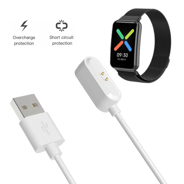 Зарядный кабель для OPPO Watch Free OWW206, длина 100 см, контактная зарядка