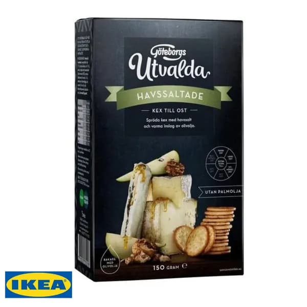 UTVALDA соленый крекер на оливковом масле, 150 г