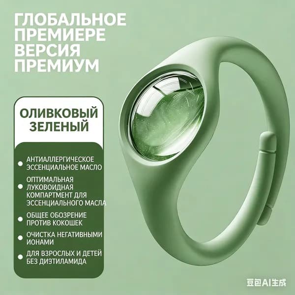 Браслет от комаров и клещей универсальный защитник, 1 шт.