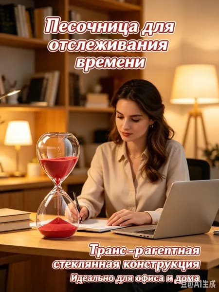 Песочные часы на 15 мин, 1 шт