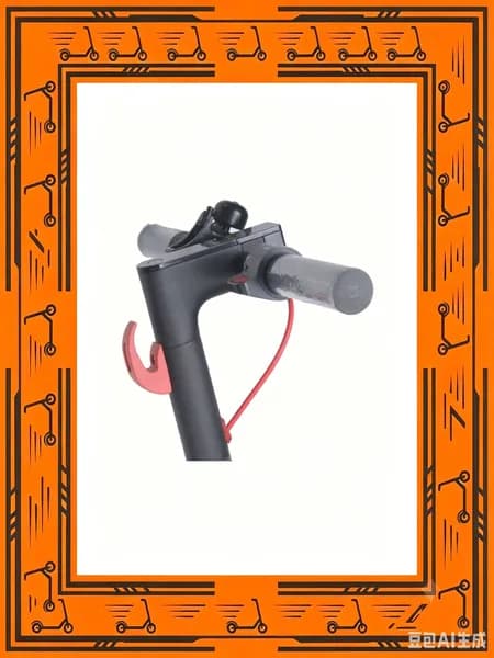 для Xiaomi M365ProPro21S скутер крюк усиленный черн.бело-красн.