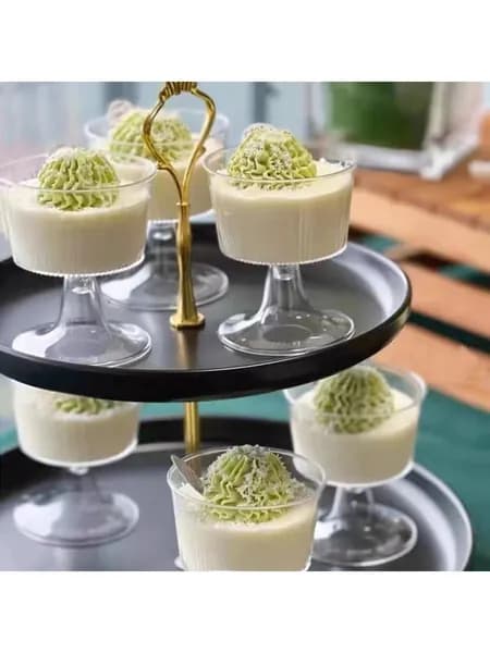 Одноразовая чашка для мусса для торта, десертная чашка