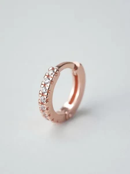 Одиночная серьга серебро, моносерьга серебро 925