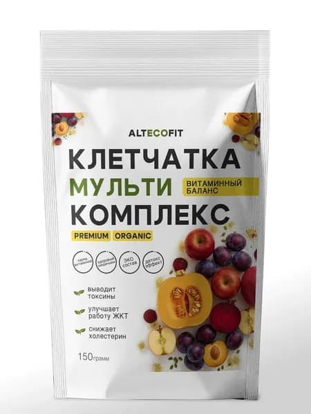 ALTECOFIT Клетчатка для похудения, псиллиум микрозелень, мультикомплекс, 150 г
