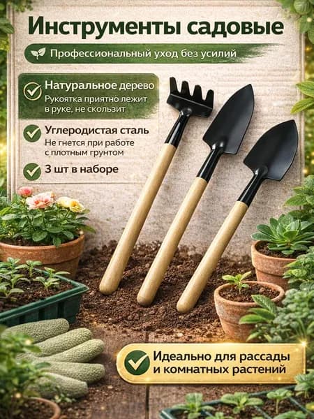 Набор садовых инструментов,3шт