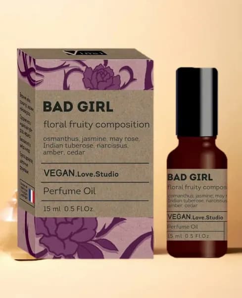 Парфюмерное масло Vegan Love Studio, женское, Bad Girl (Good Girl Gone...), 15мл