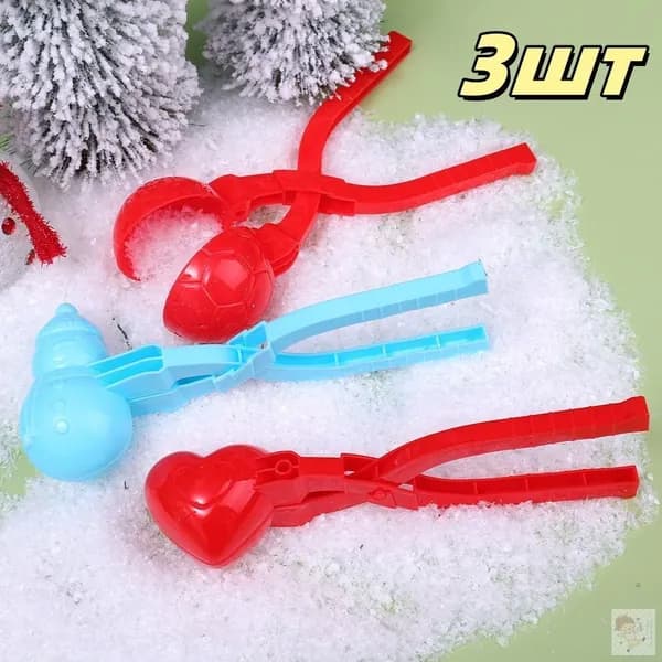 Игрушка для лепки снежков,Снежколеп детский Мячик,1шт
