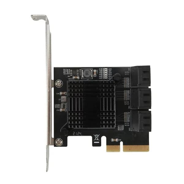 M1(D A G Y) Карта расширения SATA 3 PCI PCI-E/PCIE Контроллер Multiplier SATA3 6Gbps Чип ASMedia ASM1166 совместим с жесткого диска SSD 4X
