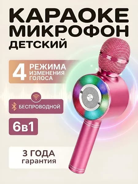 Беспроводной микрофон караоке детский WSTER