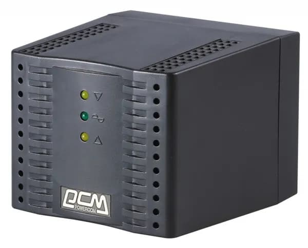 Стабилизатор напряжения Powercom TCA-2000 Black (4 EURO)* черный