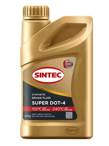 Тормозная жидкость Sintec Super DOT-4 455мл (990244)