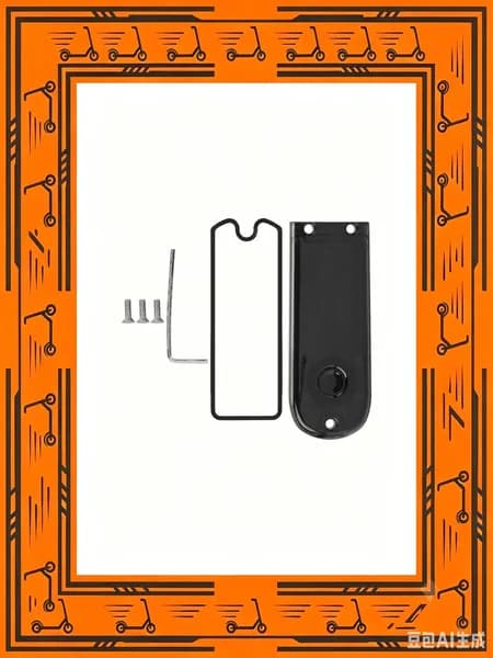 Электрический скутер панель Ninebot MAX, черного цвета, пластик+силикон, 1 шт.