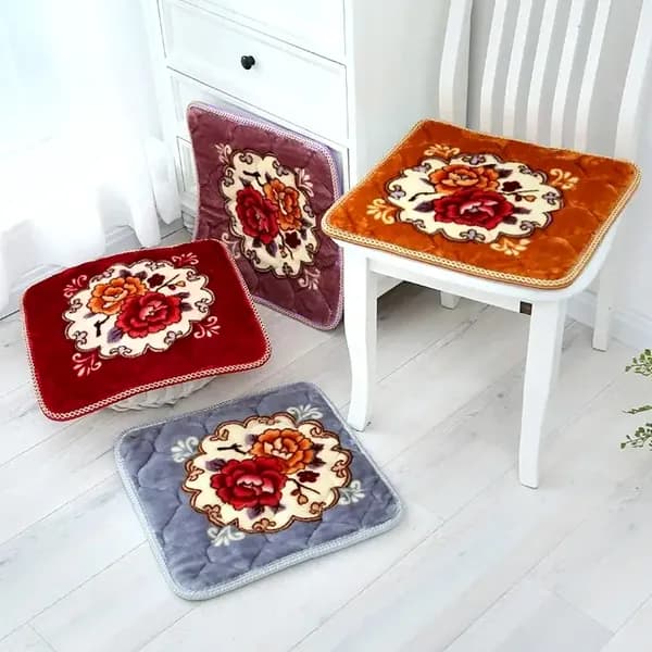 Подушка на стул 40x40 см 1 шт флис