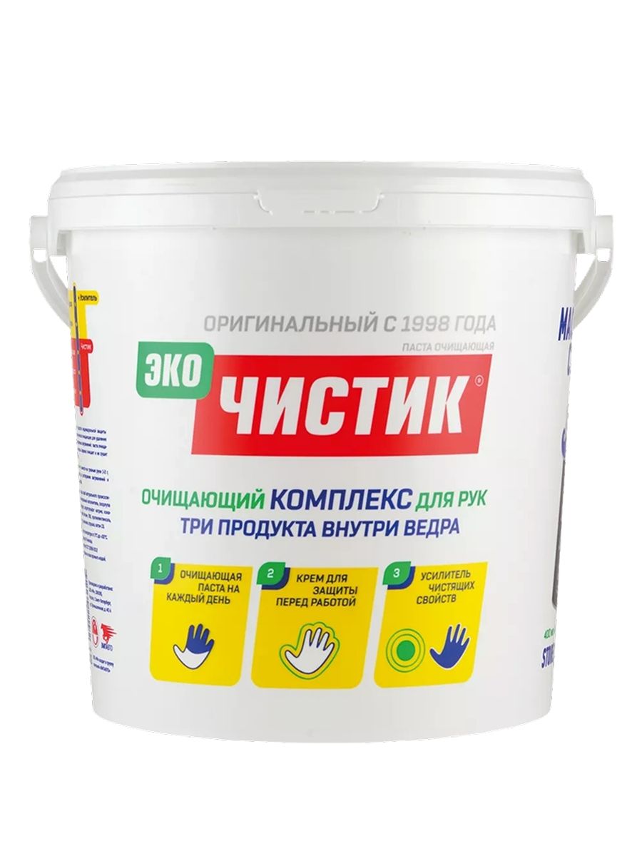 Паста для очистки рук "Чистик ЭКО" ведро 11л