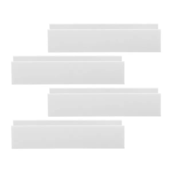 Комплект из 4 белых abs направляющих для усиления ворот, предназначенных для домашних животных