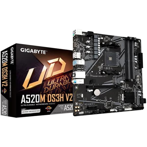 Gigabyte A520M DS3H V2 DDR4, AM4, DDR4, Материнская плата