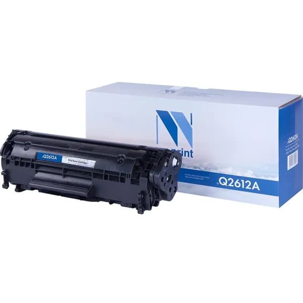 Картридж (Q2612A) HP LJ 1010, 1012, 1015, 1020, 1022, 3015, 3055, 3052 Black NV-Print