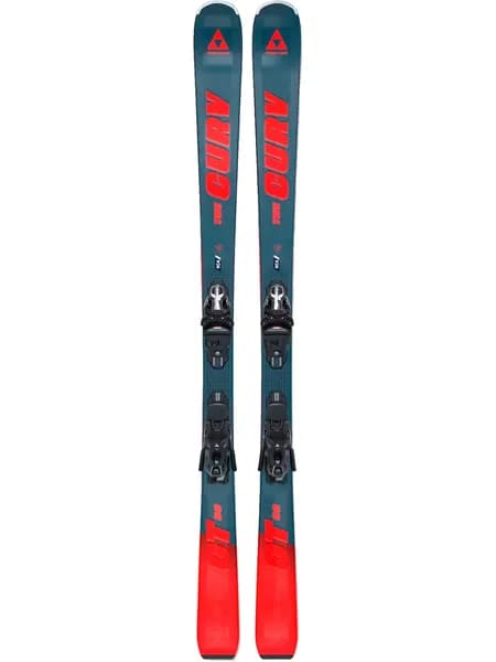 Горные лыжи мужские FISCHER THE CURV GT 80 + RSW11 BR 85 с креплениями, 180 см