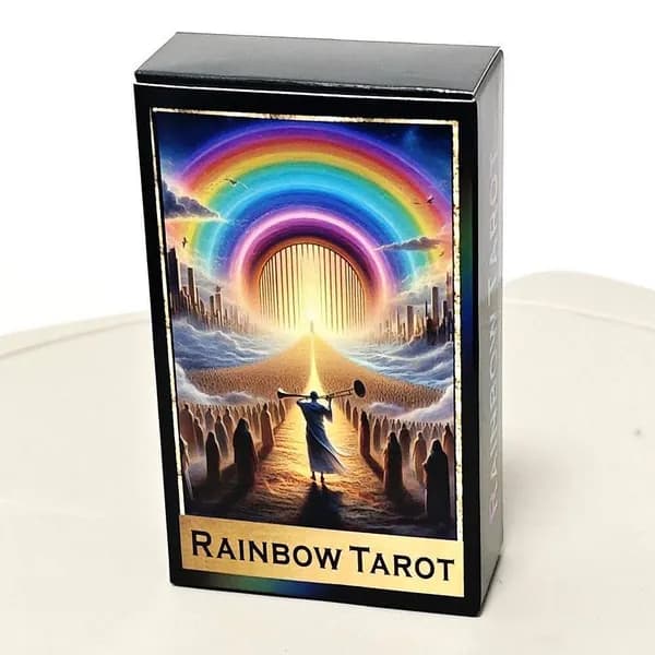 Таро Rainbow Tarot 78 карт с яркой радужной эстетикой