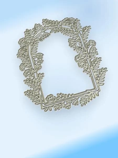 Рамка для вырезания листьев