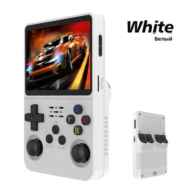 Портативная Игровая Консоль R36S HD: 3.5-дюймовый PSP Эмулятор с Двойными Стиками, Автономная Приставка для GBA/Аркад