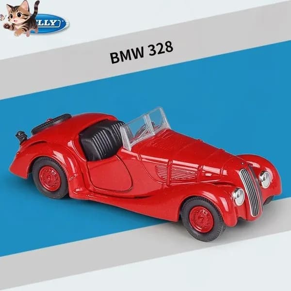 Welly 1:36 BMW 328 модели автомобиля Игрушки Подарок на день рожденияZTC