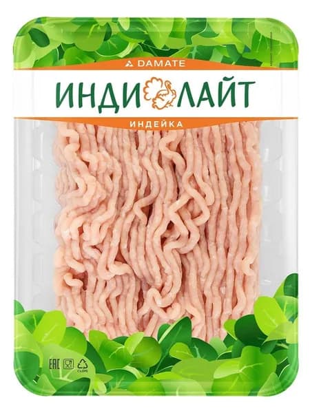 Индилайт Фарш из филе грудки индейки охлажденный, 450г