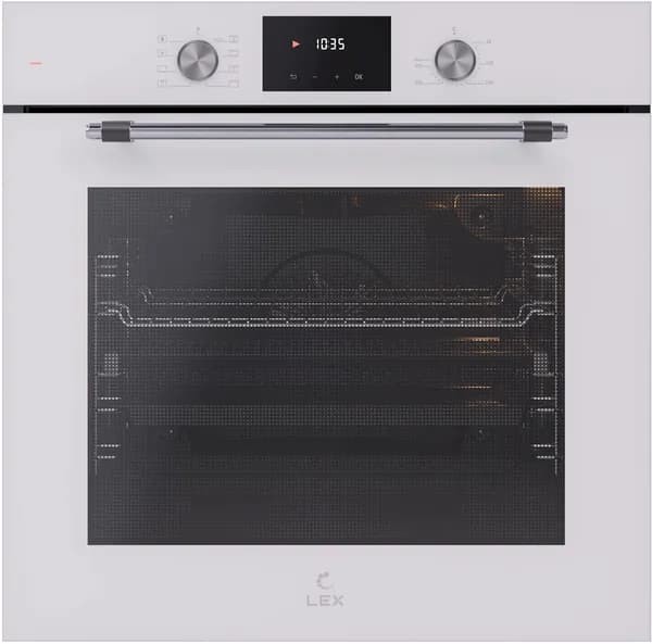 Электрический духовой шкаф LEX EDP 680 WH MAX, встраиваемый, белый