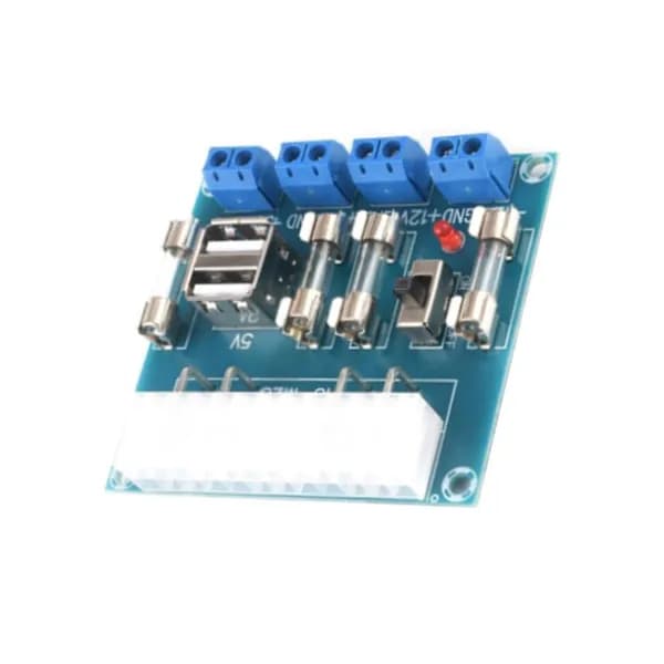 XHM229 Компьютерная плата адаптера питания Настольный ведущий модуль с USBпортом Плата отбора мощности ATX