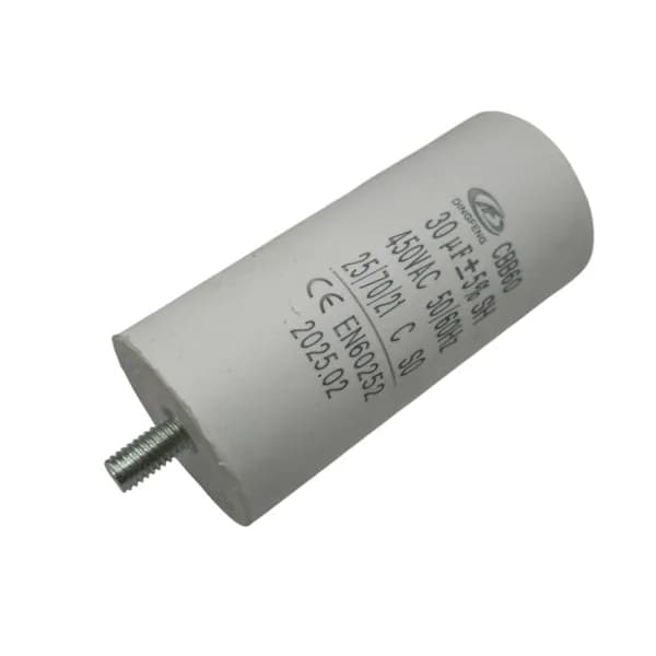 Пусковой конденсатор CBB60 30uF (30 мкФ) 450V для компрессора