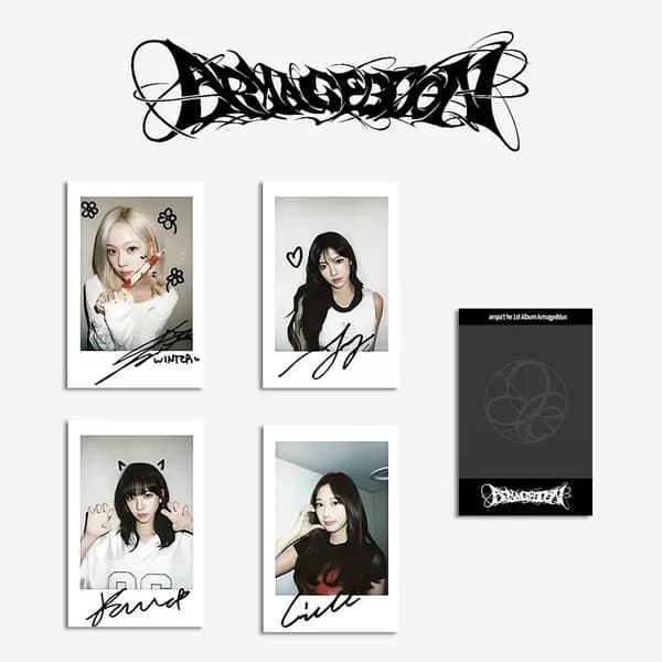 Карточки Aespa Armageddon K-Pop карточки коллекционные 4/5шт 5.4*8.6cm