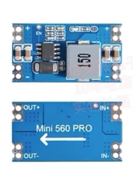 Модуль понижающего стабилизированного блока питания DC-DC MINI560 PRO, фиксированный выход 3.3 В, 1 шт.