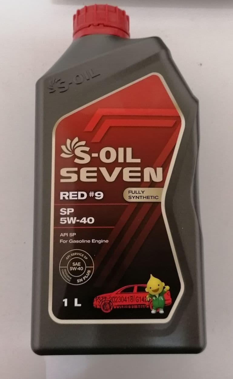 S-OIL SEVEN 5W-40 Масло моторное, Синтетическое, 1 л