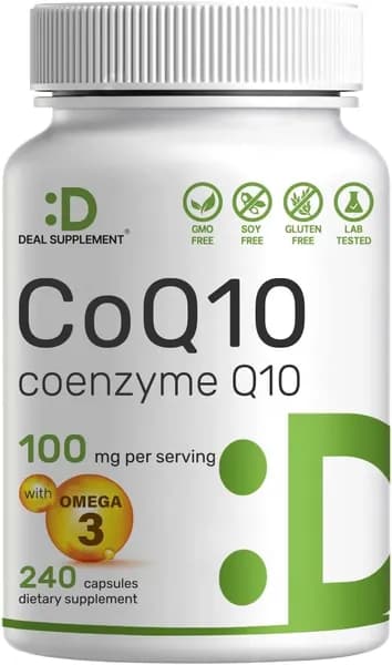 DEAL SUPPLEMENT CoQ10 100 мг с омега 3 100 мг, 240 капсул