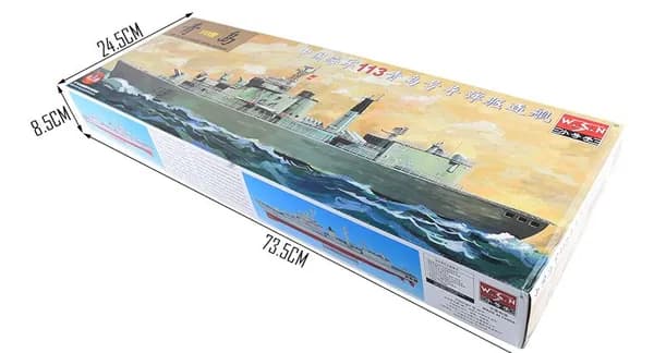 Trumpeter 03604 1/200 Электрический разрушитель Военный корабль - Циндао 113 сборная модель