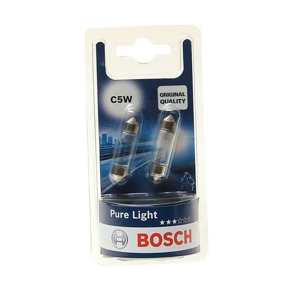 Лампа 12V C5W 5W BOSCH 2 шт