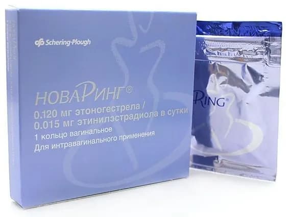 НоваРинг, кольцо вагинальное 0.015 мг+0.120 мг/сутки (с аппликатором)