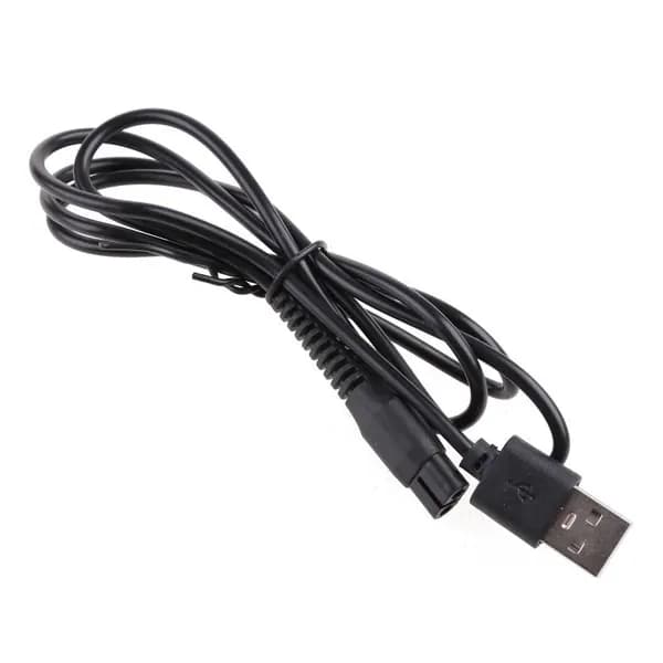 Кабель USB для зарядки бритв Razor, Черный