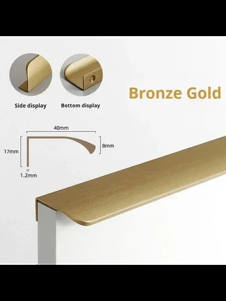 Ручка для шкафа Bronze Gold, 300MM