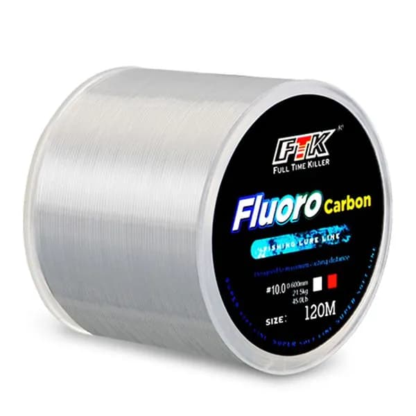 FTK Флюорокарбоновая леска для рыбалки, размотка: 120 м, толщина: 0.3 мм
