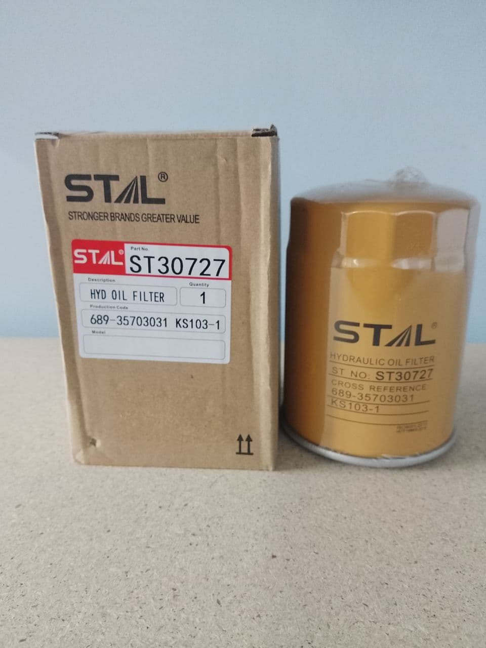 Фильтр гидравлический STAL ST30727 (KS103-1; 68935703031)