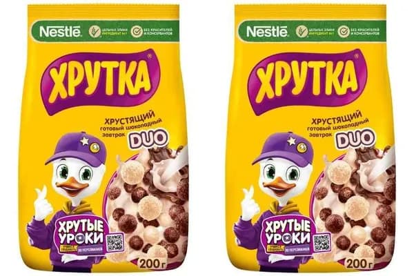 Хрутка Готовый завтрак ДУО (пакет) 200 г, 2 уп