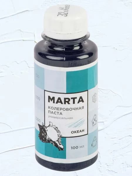 Колер MARTA №32 универсальный, Океан, 100 мл, высококонцентрированный, матовый