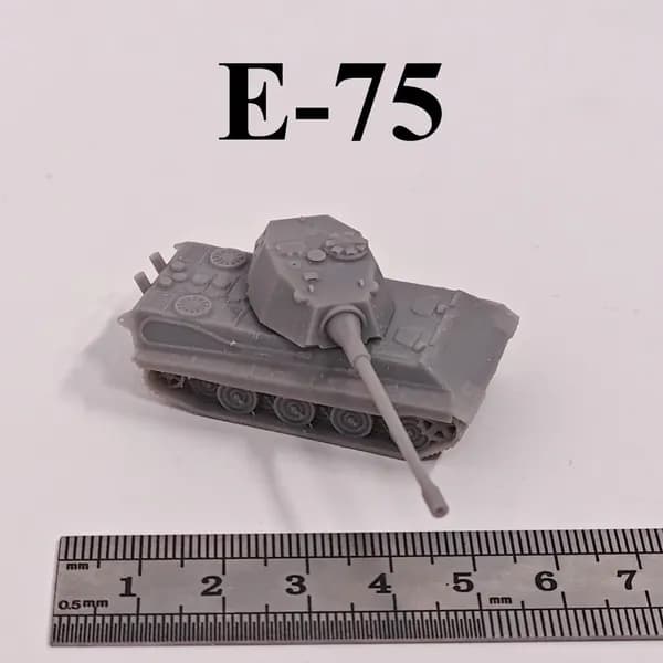 Миниатюрная модель танка в масштабе 1:144, напечатанная на 3D-принтере, из смолы, основные боевые танки Германии Второй мировой войны Tiger I/Tiger II/Panther/Panzer IV