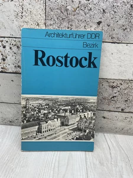 Architekturfhrer DDR Bezirk Rostock Berlin 1991 г