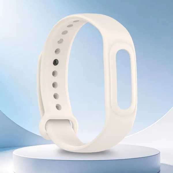 Силиконовый ремешок для фитнес-браслета Fitbit Air, бежевый, 254 мм