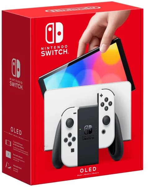 Игровая приставка Nintendo Switch OLED White 64+256ГБ +50Игр